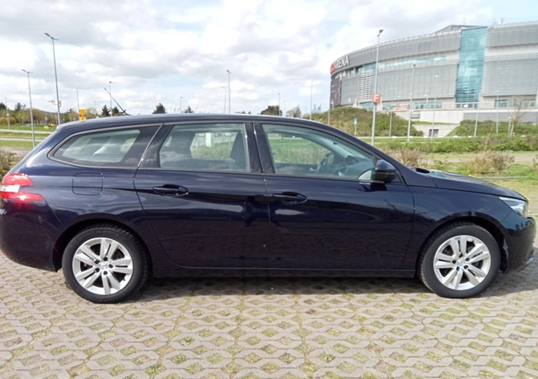 Peugeot 308 cena 51900 przebieg: 83700, rok produkcji 2019 z Sopot małe 379